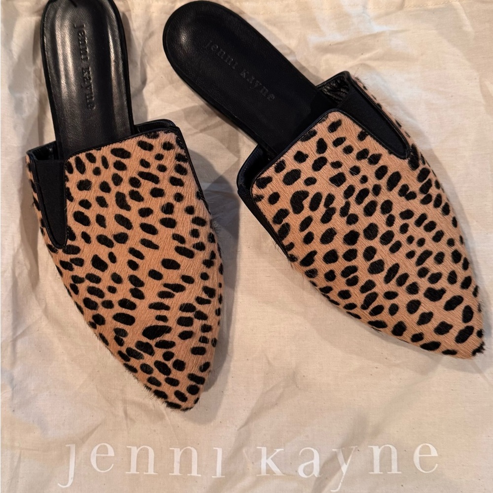 Jenni Kayne Calf Hair Mules - size 40 (US 10)